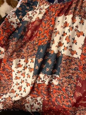 BloomChic Red Floral Blouse